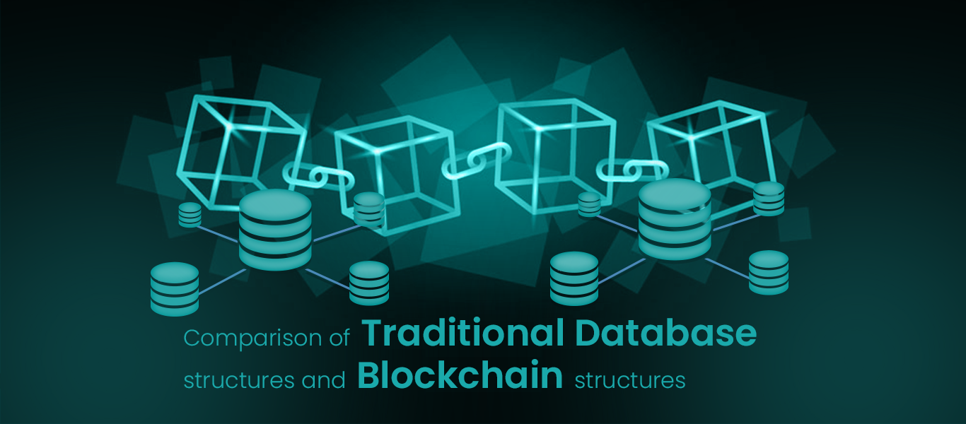 Comparison of Traditional Database structures and Blockchain structures image